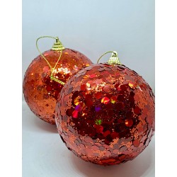 Bola 10cm Roja (set de 2 unidades)