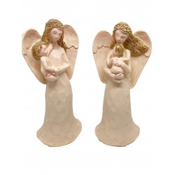 Ángel con bebe (set con 2 unidades)