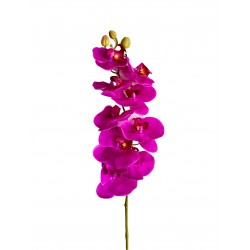 Orquídea Artificial de Silicona (morado)