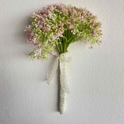 Bouquet de Lluvia (blanco y morado)