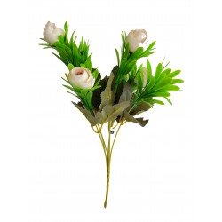 Mini Bouquet de Crisantemos (crema)