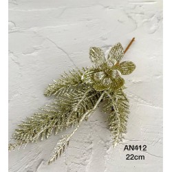 Pick de ramas con flor (verde)