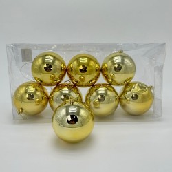 Bola Esmaltada de 10cm (set de 8 unidades)