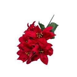 Bouquet Artificial De Flor Navideña