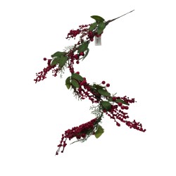 Guirnalda Navideña De Moras Artificiales De 100Cm