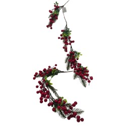 Guirnalda Navideña De Moras Artificiales De 100Cm