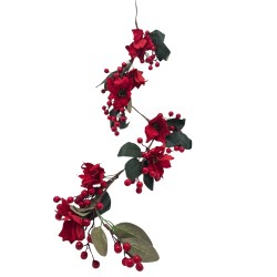 Guirnalda Navideña De Moras Artificiales De 100Cm