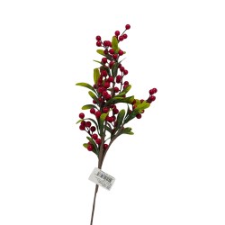 Vara Navideña De Moras Artificiales De 58Cm