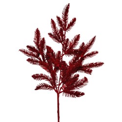 Vara Navideña De 3 Hojas Con Brillo De 66Cm