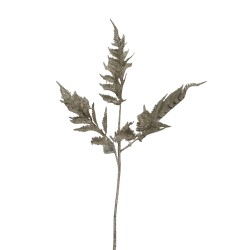 Vara Navideña De 3 Hojas Con Brillo De 75Cm