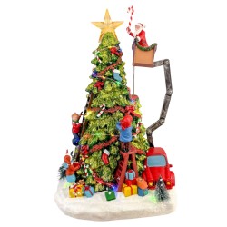 Árbol De Navidad Con Papel Noel