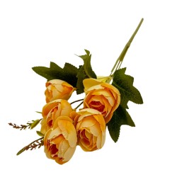 Bouquet De 5 Peonias Artificiales De 30Cm