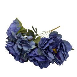 Bouquet De 7 Hortensias Artificiales De 43Cm
