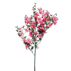 Vara De Mini Flores Rojas Artificiales De 90Cm