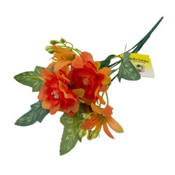 Bouquet De 5 Dalias Artificiales De 28Cm