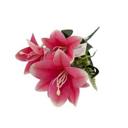 Bouquet De 5 Lirios Artificiales De 38Cm