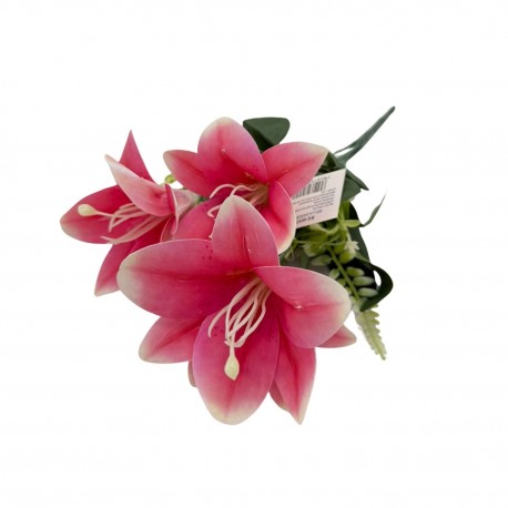Bouquet De 5 Lirios Artificiales De 38Cm