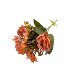 Bouquet De 5 Rosas Artificiales De 35Cm