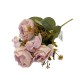 Bouquet De 5 Rosas Artificiales De 35Cm