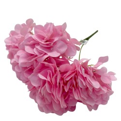 Bouquet De 5 Hortensias Artificiales De 50Cm