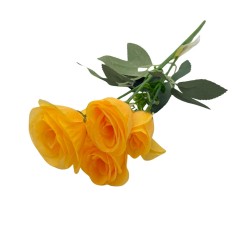 Bouquet De 5 Mini Rosas Artificiales De 28Cm