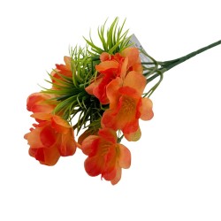 Bouquet De 5 Mini Flores Artificiales De 19Cm