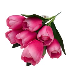 Bouquet De 9 Tulipanes Artificiales De 40Cm