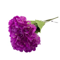 Bouquet De 5 Hortensias Artificiales De 48Cm