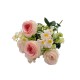 Bouquet Artificial De 7 Rosas De 30Cm