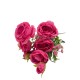 Bouquet Artificial De 5 Rosas De 26Cm