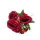 Bouquet Artificial De 5 Rosas De 26Cm