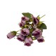 Bouquet Artificial De 5 Rosas De 28Cm