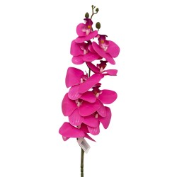 Vara Artificial De Orquidea Morada Con 9 Petalos de 100cm