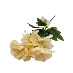 Bouquet Artificial De 5 Dalias De 28Cm