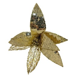 Flor Artificial De Cardenal Navideño De 40Cm