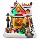 Casita con Papa Noel