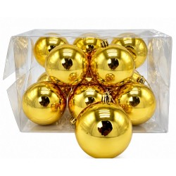 Bola Esmaltada de 8cm (set de 12 unidades)