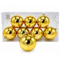 Bola Esmaltada de 10cm (set de 8 unidades)
